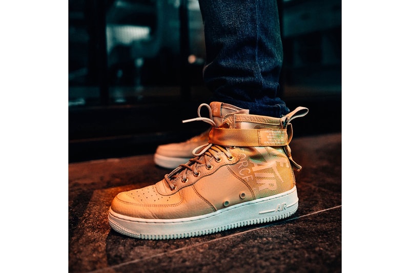 nike sf af1 mid mushroom