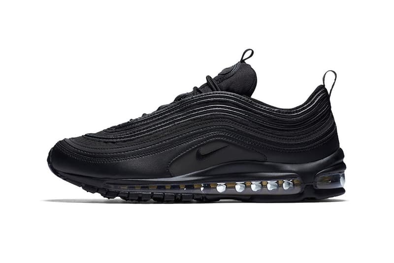 air max 97 triple black footlocker