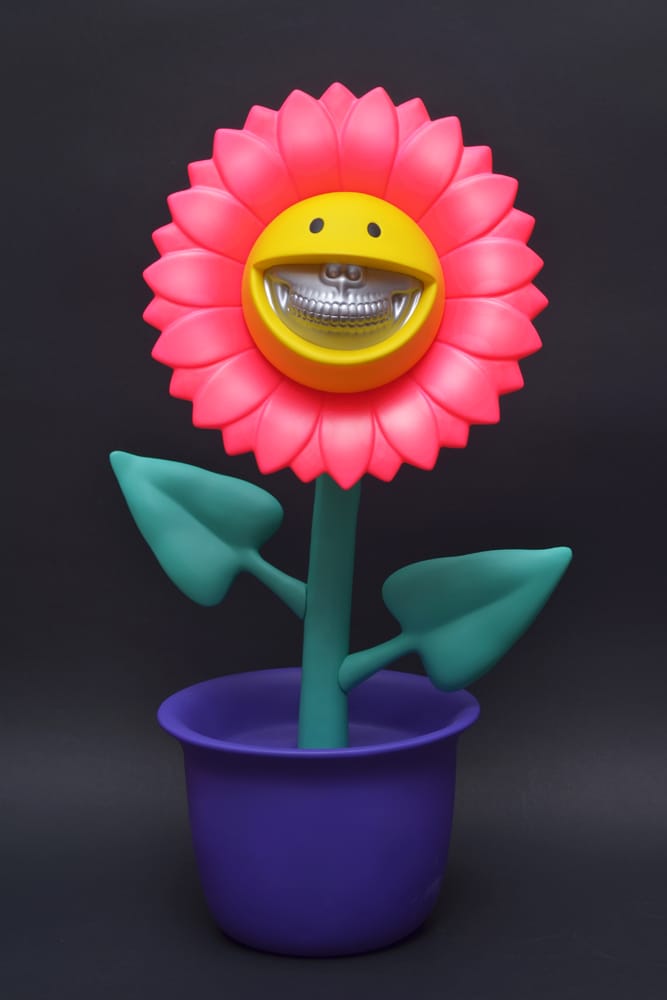 魔界創立者flower Ron English 三方聯名「Shocking Sun Flower」限量雕塑追加全新系列