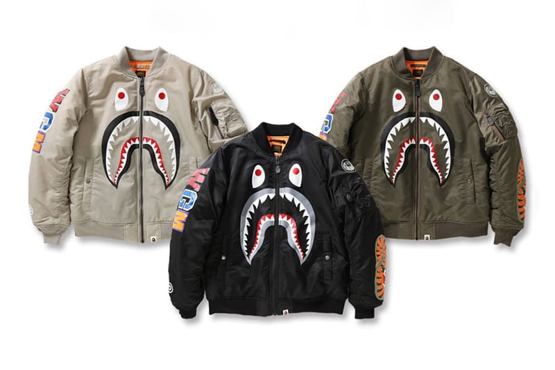 A BATHING APE®「SHARK MA-1」 即將發售！ | Hypebeast