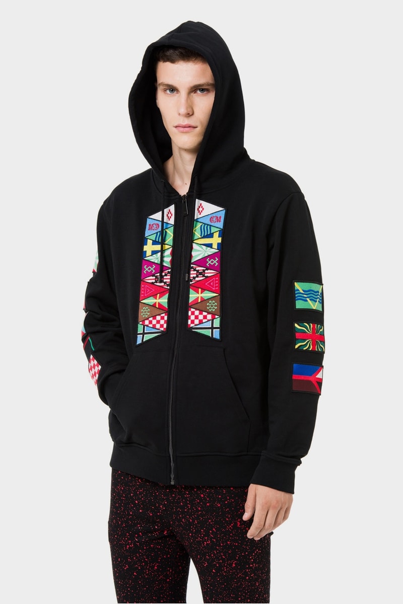 Bermuda Marcelo Burlon in felpa con logo County uomo