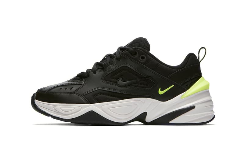 nike m2k tekno black volt