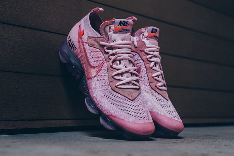 Pink off white on sale vapormax