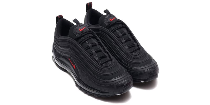 Nike Air Max 97 Black University Red Hypebeast