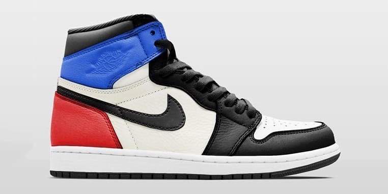 Blue red black jordan 1 online