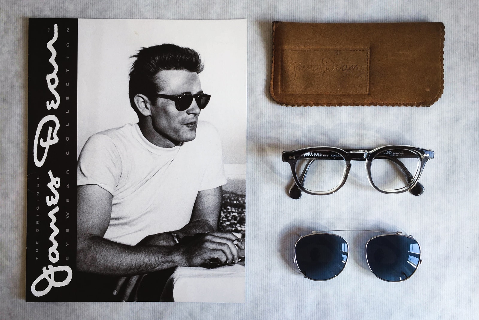 jamesdean经典造型复刻tommyogara重启70年代经典眼镜shadycharacter