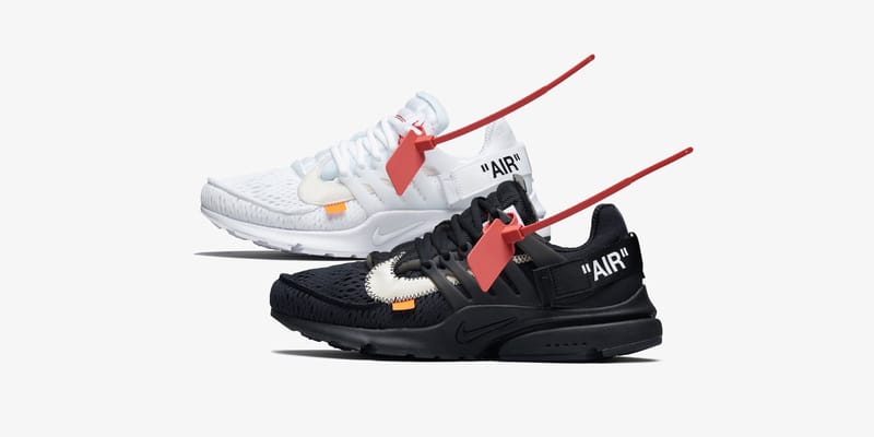 Virgil Abloh x Nike Air Presto 2.0 黑白配色鞋款官方圖片釋出