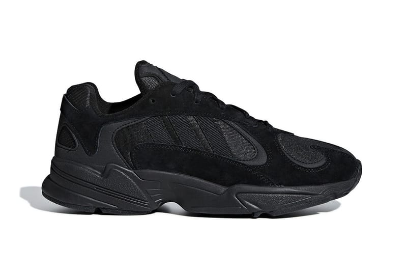 Adidas originals black yung-1 sneakers sale