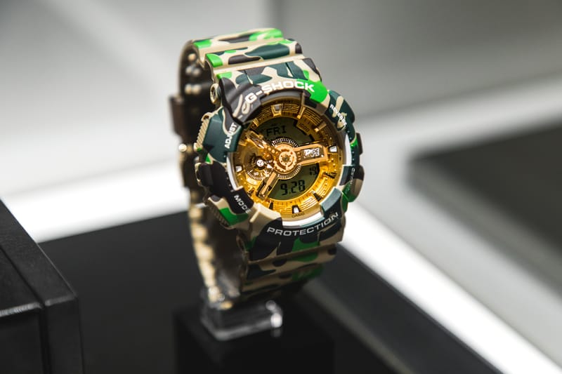 A BATHING APE® x G-SHOCK 25 週年聯乘香港區抽選始動| Hypebeast