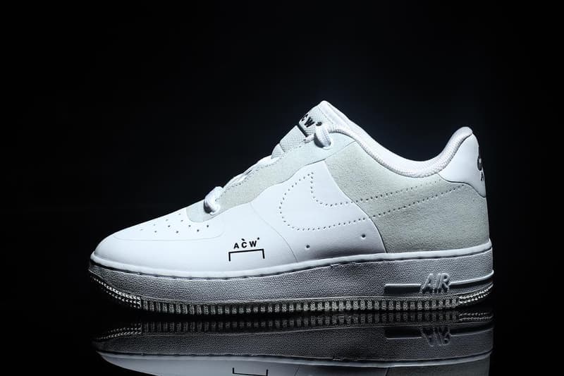 nike air force 1 a cold wall black