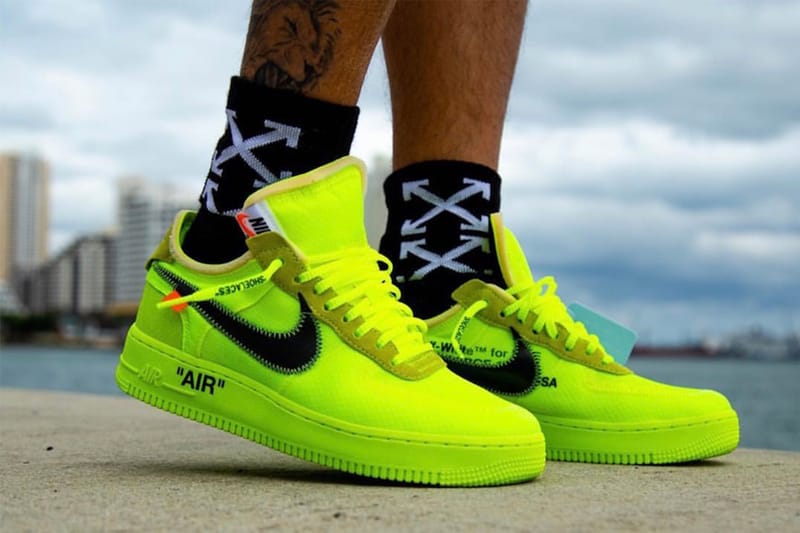 Off-White™ x Nike 聯乘Air Force 1「Volt」上架情報公佈| Hypebeast