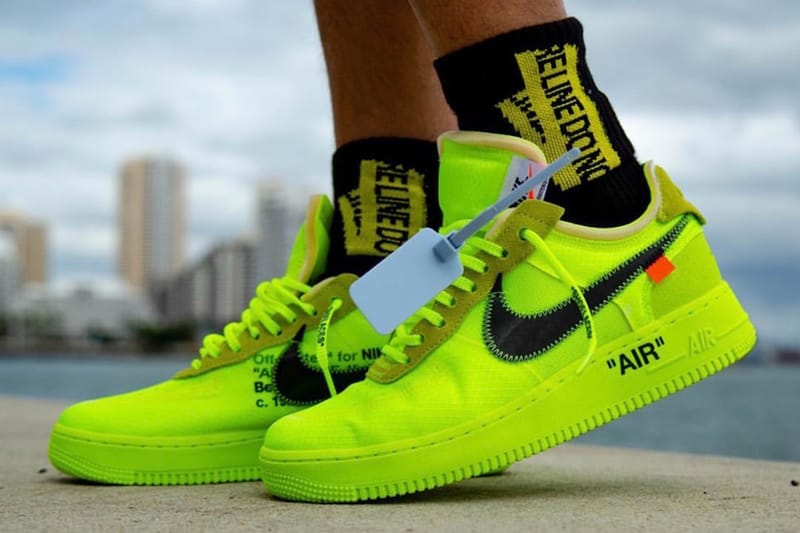 Off-White™ x Nike 聯乘Air Force 1「Volt」上架情報公佈| Hypebeast