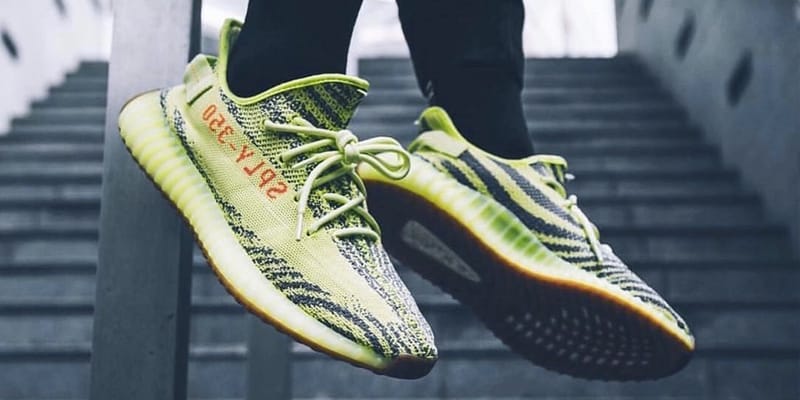 adidas Originals YEEZY BOOST 350 V2 配色「Semi Frozen Yellow」台灣