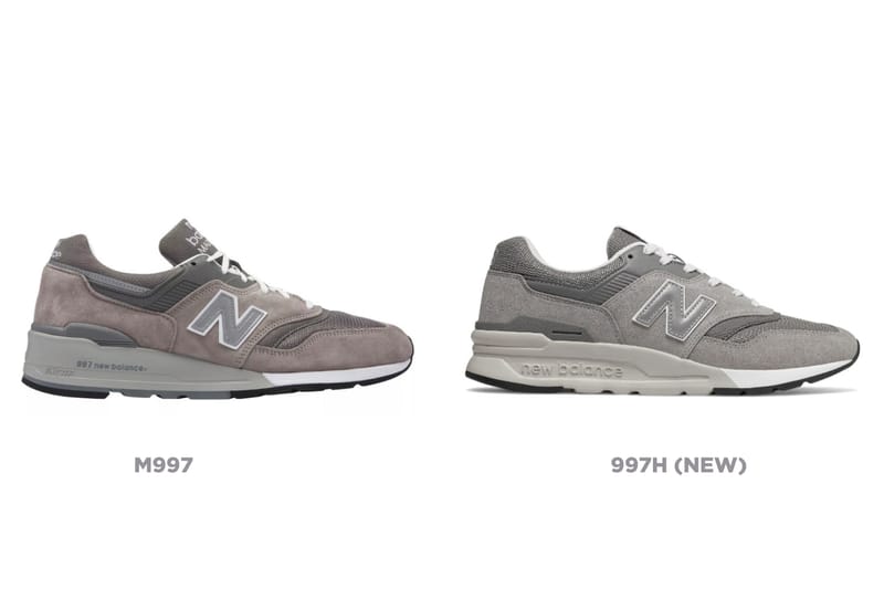 New balance shop 997 vs 997h