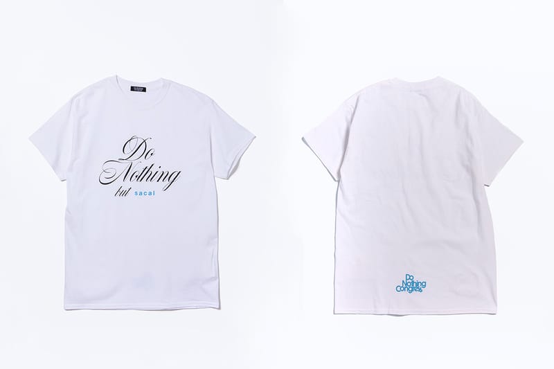 Tシャツ/カットソー(半袖/袖なし)Do Nothing but sacai Tシャツ 4 白