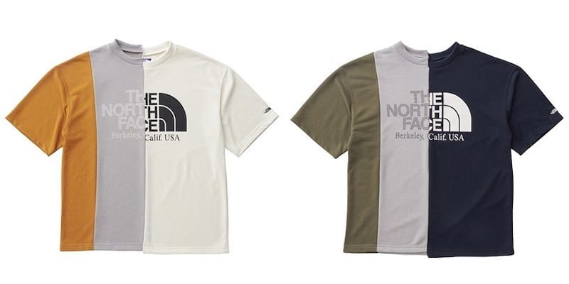 The north face asymmetry logo clearance tee