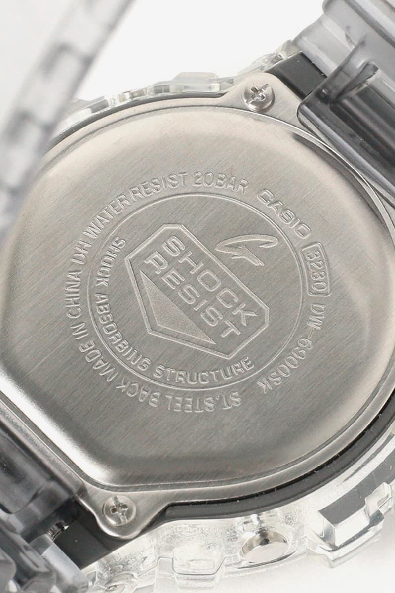 BEAMS x Casio 全新聯乘「Clear Skeleton」G-SHOCK 錶款發佈 | HYPEBEAST