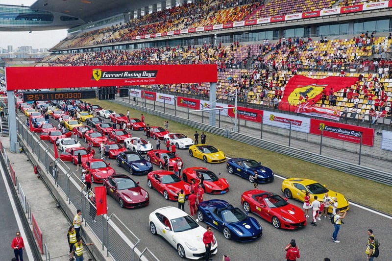 Ferrari racing days