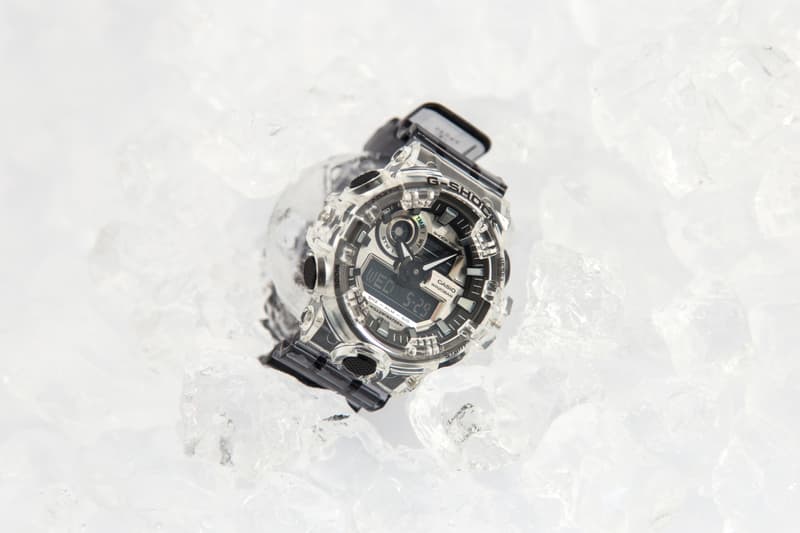 g shock super clear skeleton