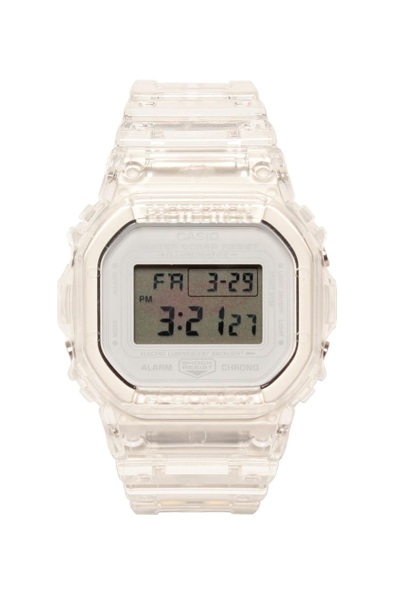 BEAMS x G-Shock 全新聯名透明DW-5600 錶款發佈| Hypebeast