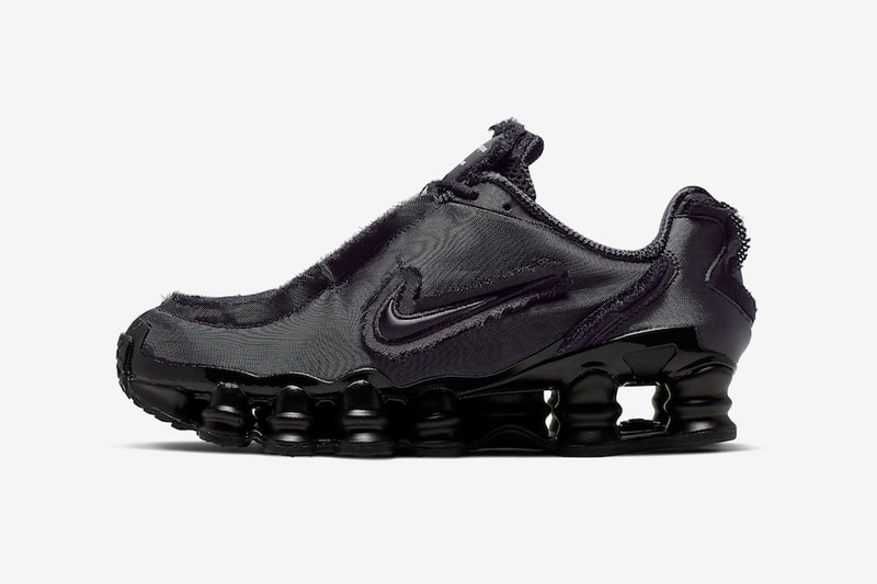 comme des garçons x nike shox tl