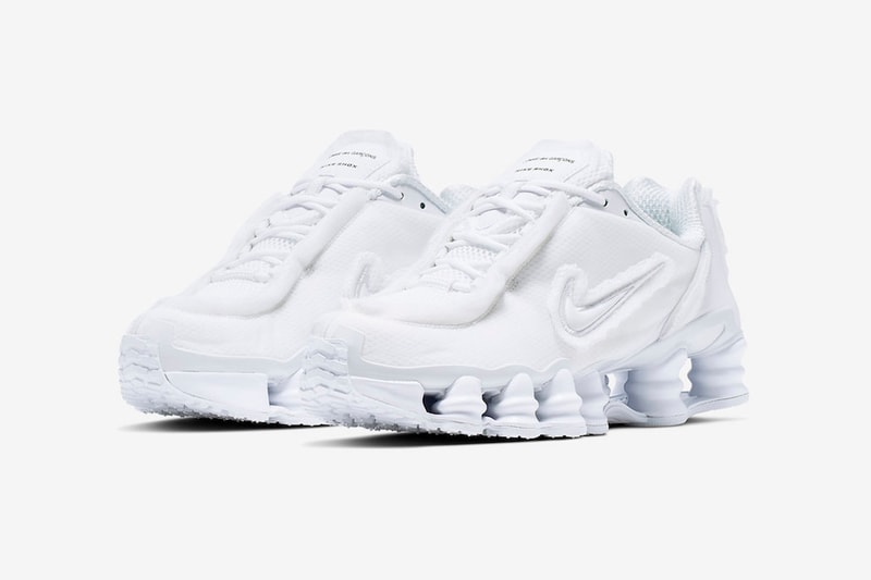 comme des garçons x nike shox tl