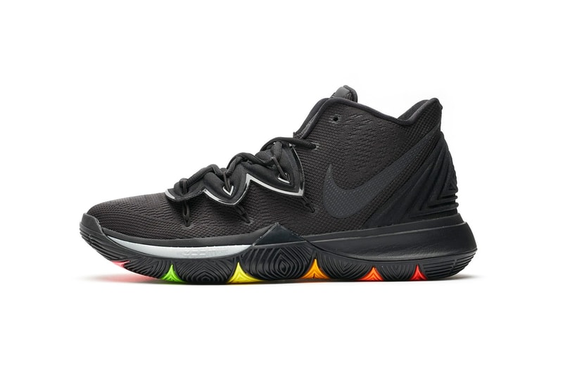 kyrie 5 black rainbow