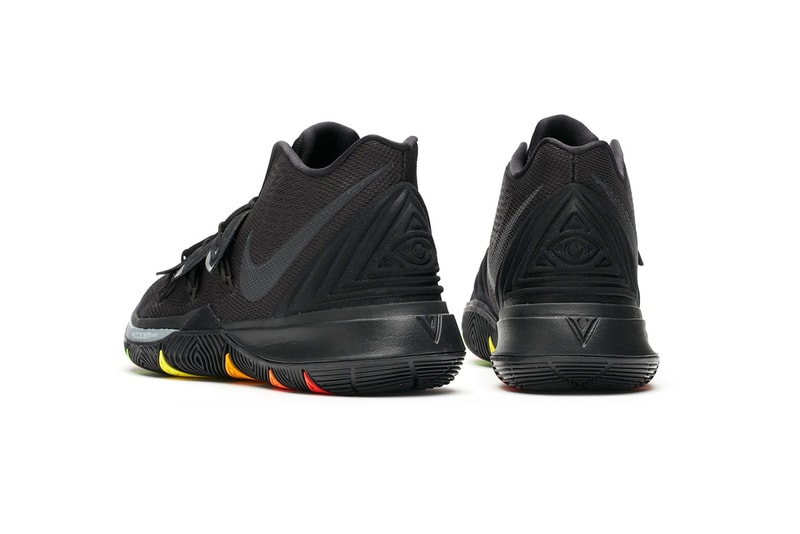 kyrie 5 black rainbow