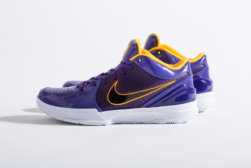 Kobe 4 protro on sale undefeated los angeles lakers