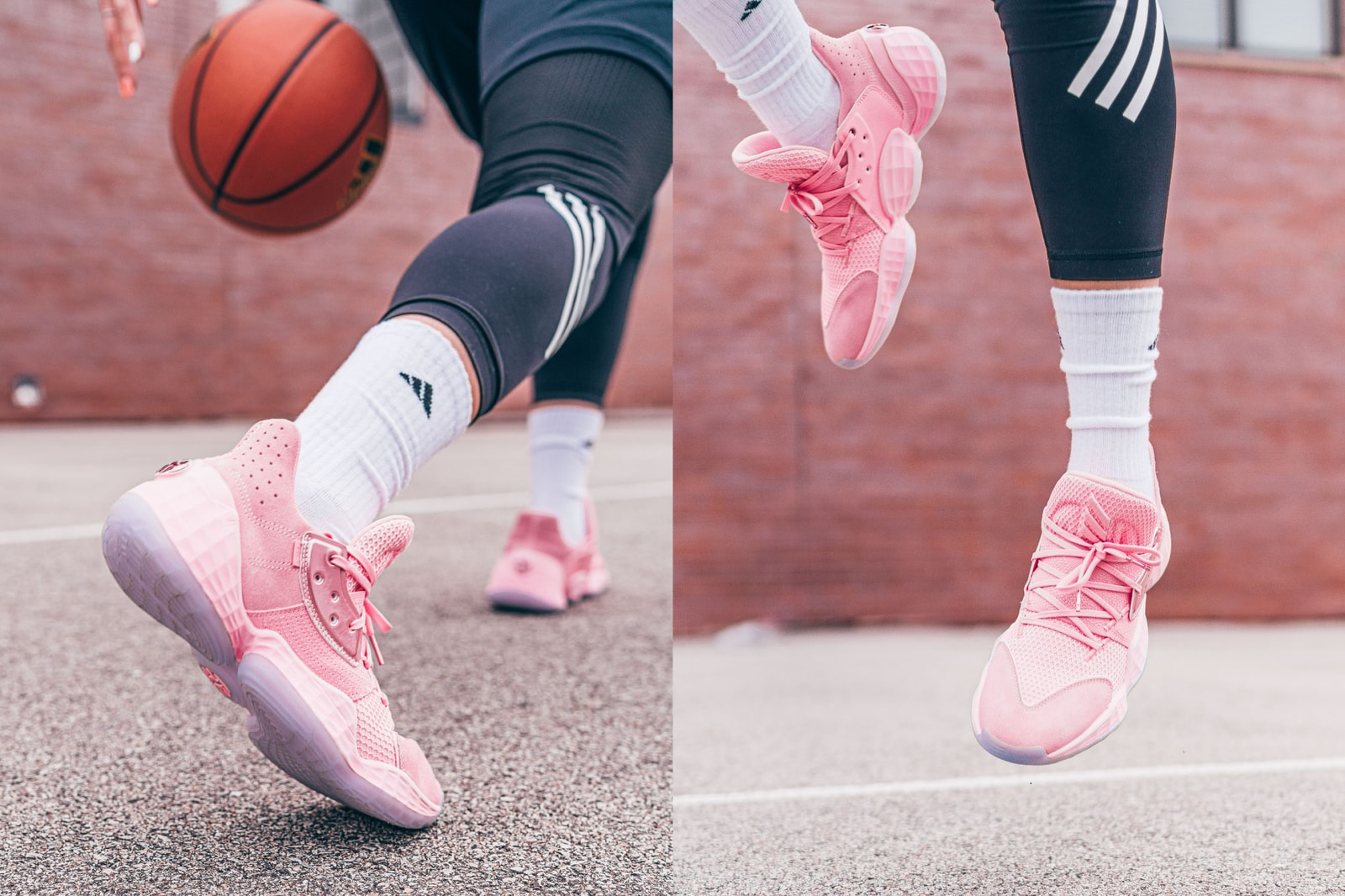 harden 4 pink lemonade on feet