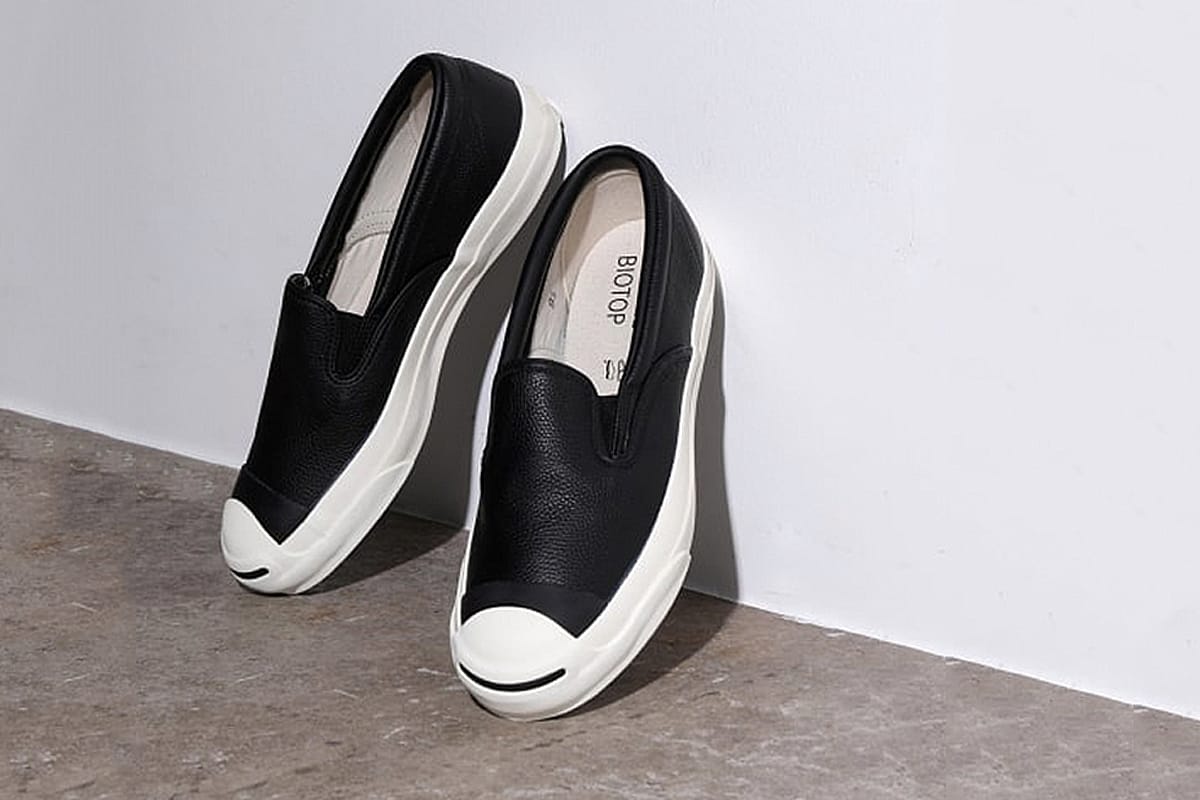 CONVERSE for BIOTOP 推出極簡全皮Jack Purcell Slip-On | Hypebeast