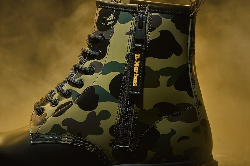 A BATHING APE® × Dr. Martens 全新聯乘1460 靴款正式登場| Hypebeast