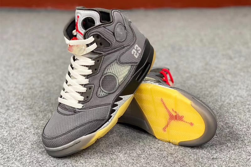 Off White x Air Jordan 5 Hypebeast