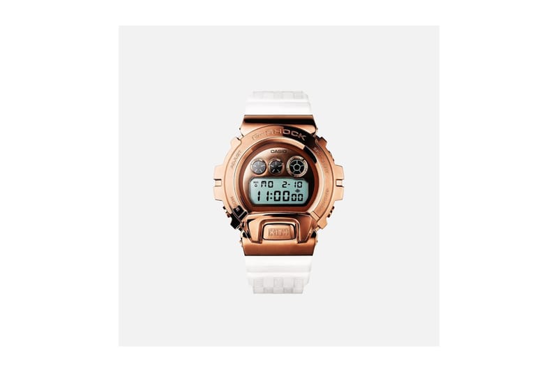 25 周年致賀－KITH x G-SHOCK 釋出GM-6900 玫瑰金鋼腕錶聯乘作| Hypebeast