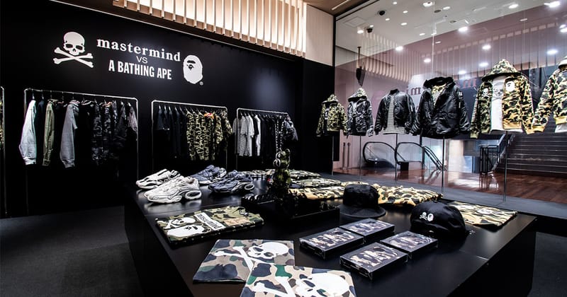 率先走進mastermind JAPAN x A BATHING APE® 伊勢丹新宿期間