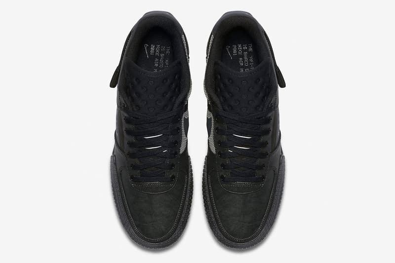 air force 1 type black gum