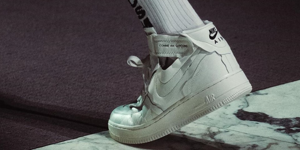comme des garcons play x nike air force 1
