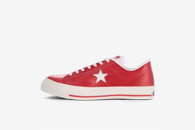 日本製Converse One Star J 推出復古紅色皮革版本| Hypebeast