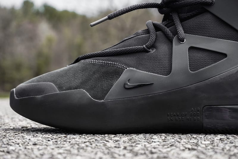 HYPEBEAST 近賞Nike Air Fear of God 1 最新配色「Noir」 | Hypebeast