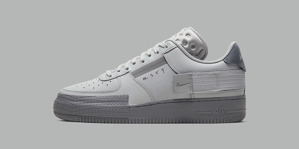 nike air force 1 triple grey