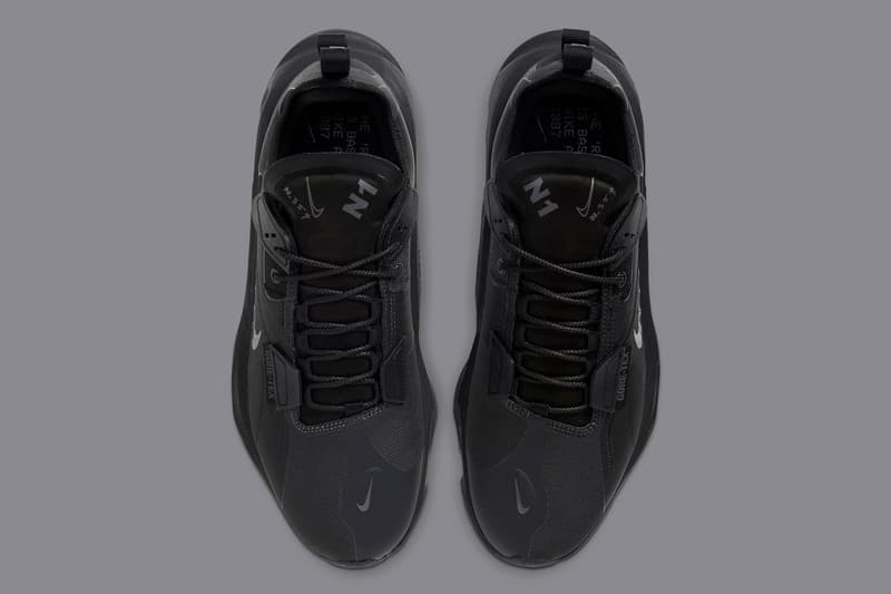 nike react gore tex triple black