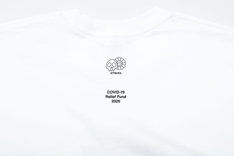 Supreme 村上隆 COVID19 Relief Box Logo Tee-