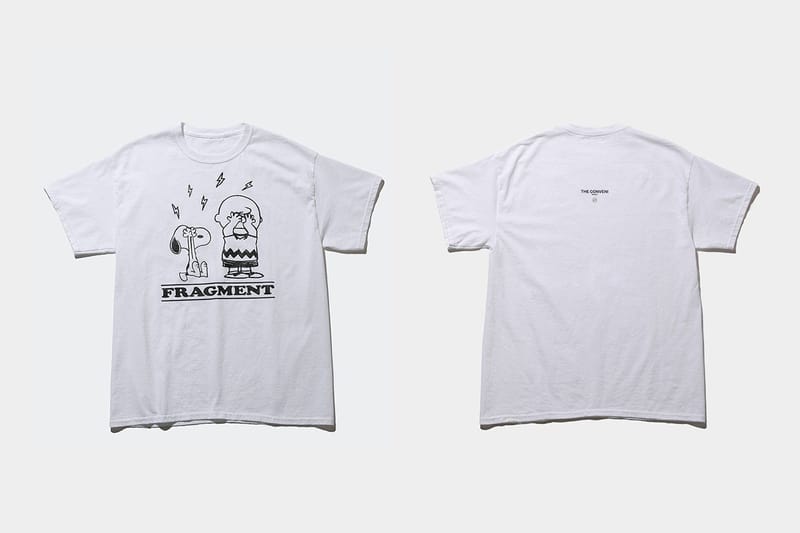 THE CONVENI FRAGMENT PEANUTS TEE 黒 XL Peanuts x fragment design/THE CONVENI T-Shirt Capsule