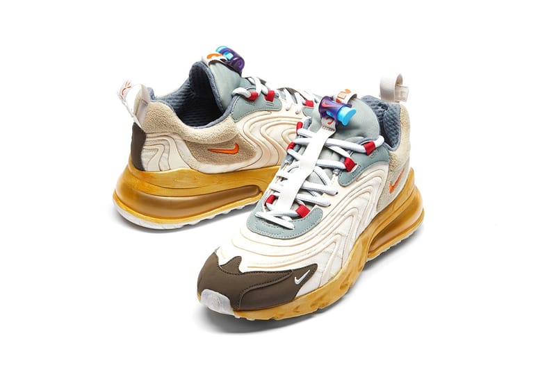 Travis Scott x Nike Air Max 270 React 聯乘鞋款官方圖輯正式發佈