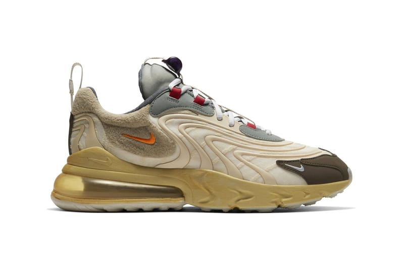 Travis Scott x Nike Air Max 270 React 聯乘鞋款官方圖輯正式發佈