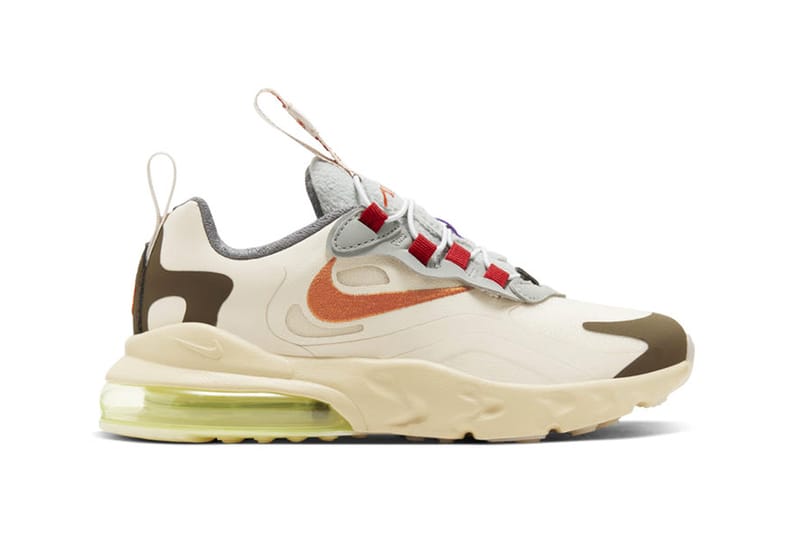 Travis Scott x Nike Air Max 270 React 聯乘鞋款官方圖輯正式發佈