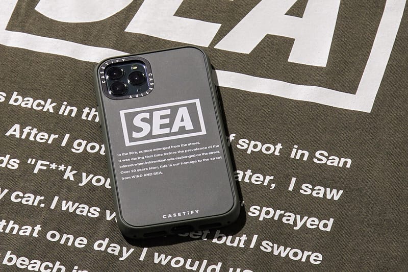 WIND AND SEA 聯乘CASETiFY 別注系列第二彈來襲| Hypebeast