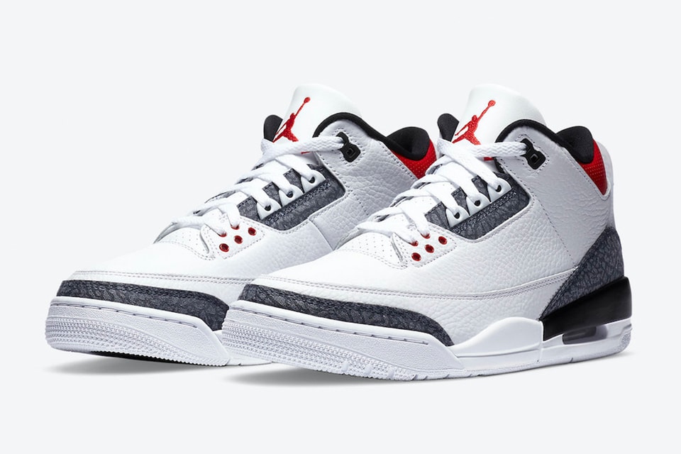 aj3 fire red denim