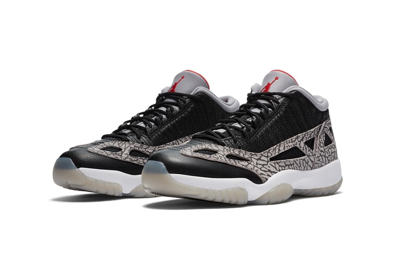 air jordan 11 low ie black cement