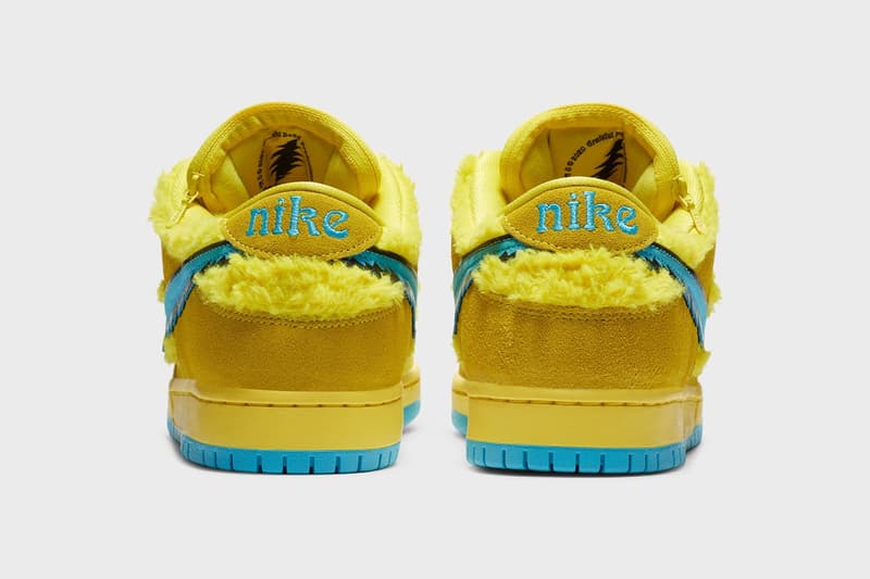 sb dunk low pro x grateful dead opti yellow